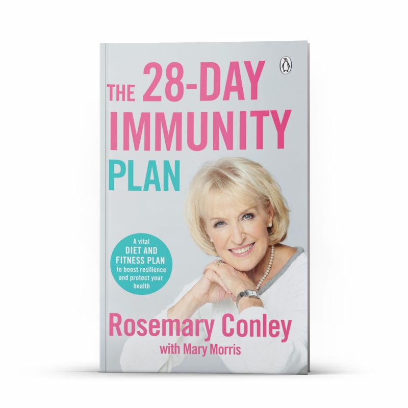 Front cover of the Rosemary Conley "The 28-Day Immunity Plan" paperback
