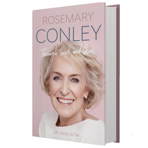 Through Tghick and Thin hardback book autobiography by Rosemary Conley